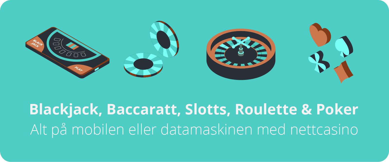 casino på nett i mobil eller datamaskin