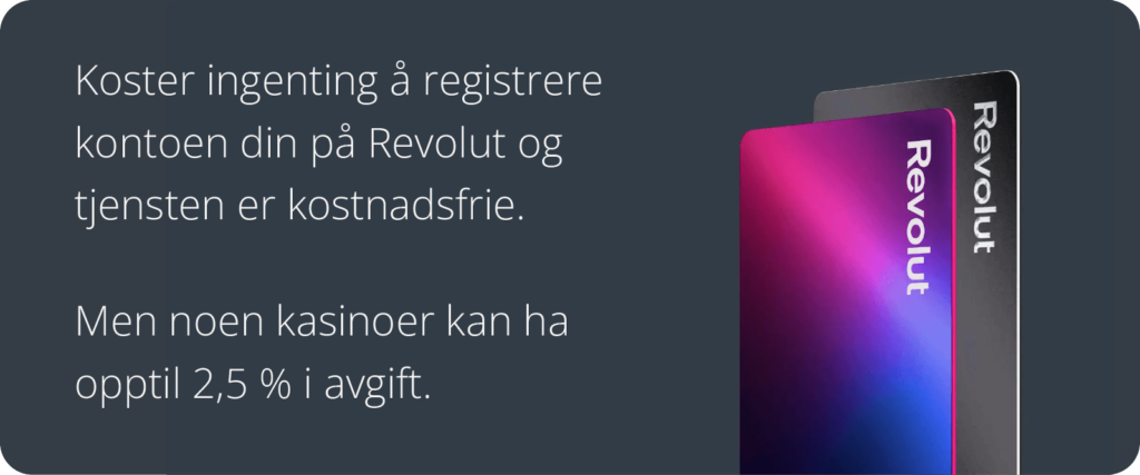 revolut kostnad å betale
