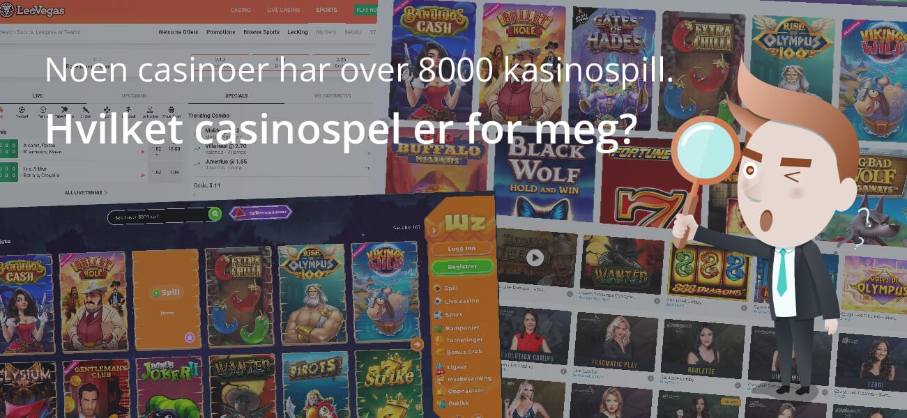hvilket casinospill bør du velge