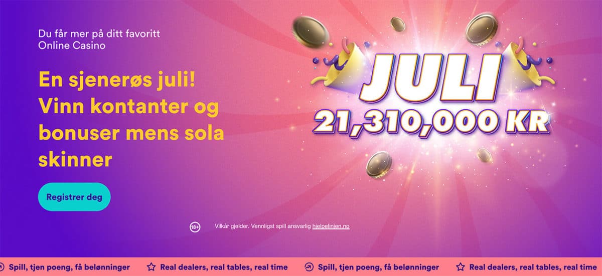 casumo casino anmeldelse startside kampanje
