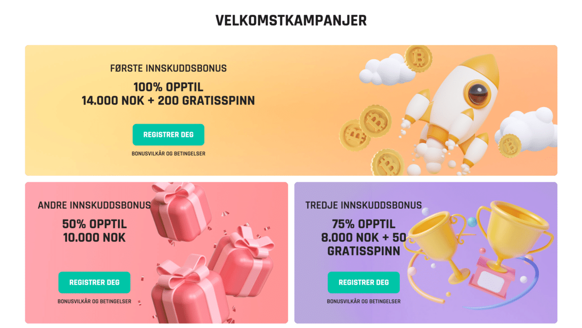 Bambet velkomstbonus