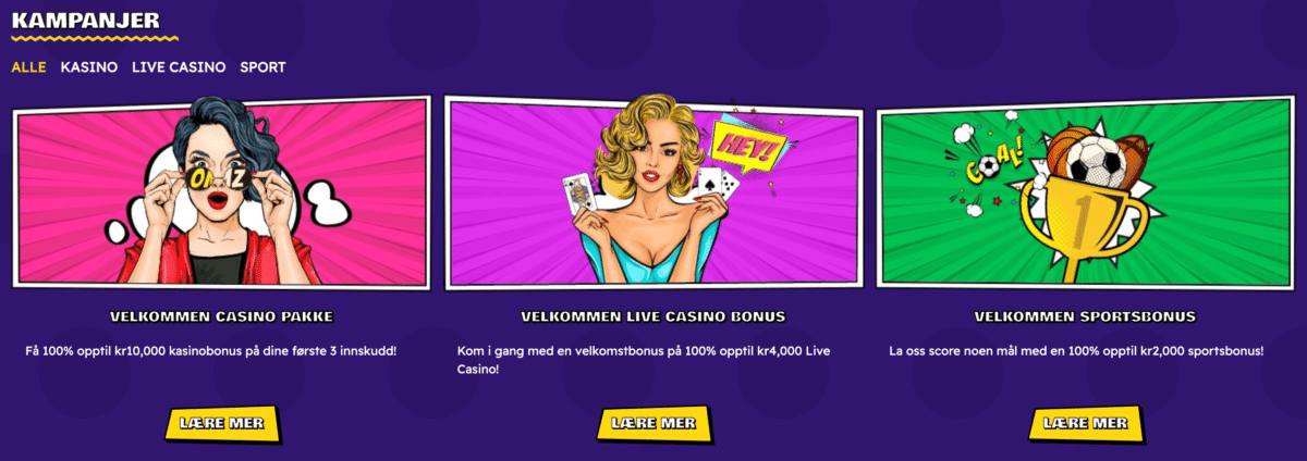 ohmyzinocasino norge bonus