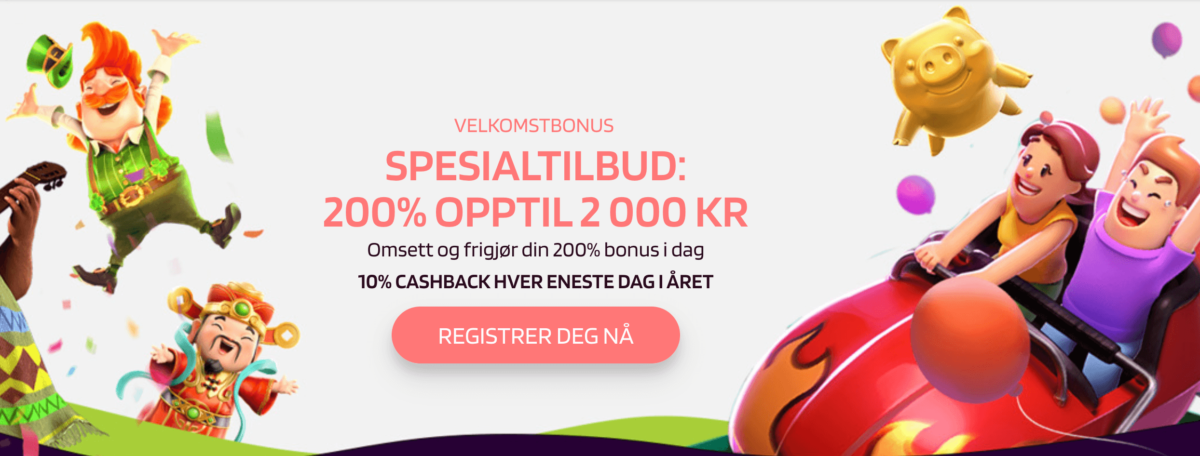 Velkomstbonus Slot Paradise Norge Casino