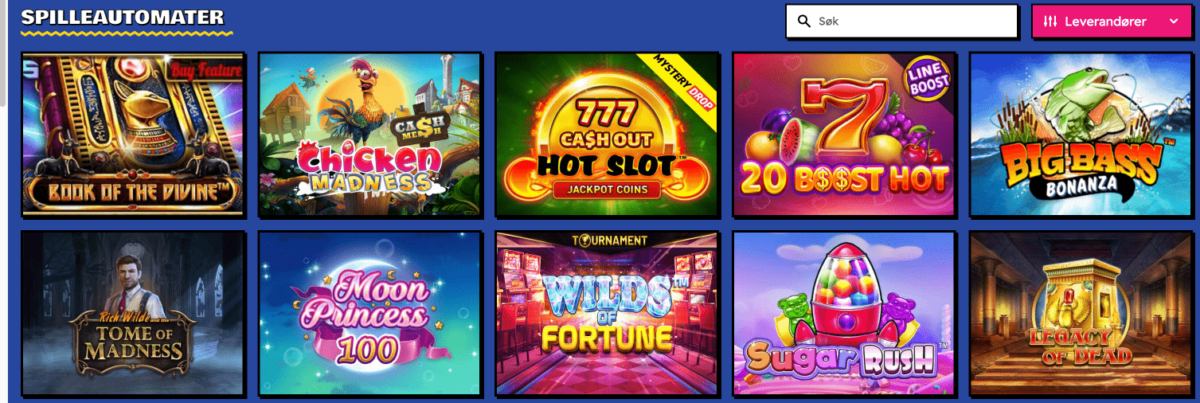 spill hos ohmyzino casino Norge