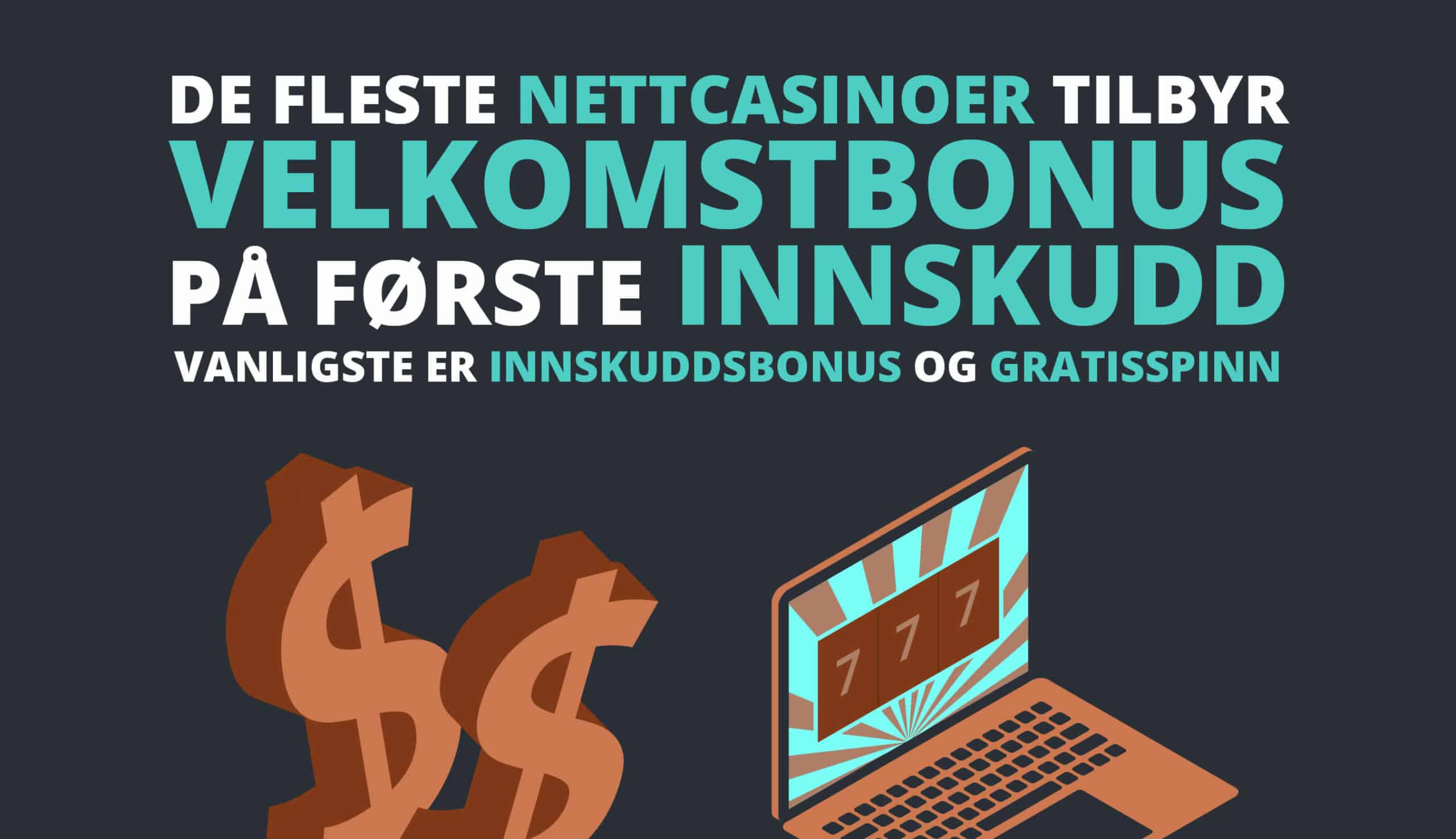 velkomstbonus på casino på nett