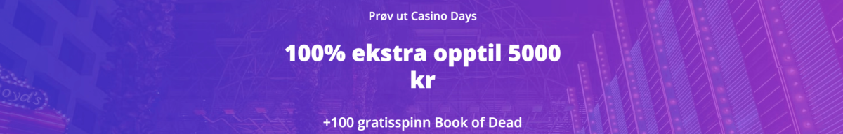 Casinodays bonus