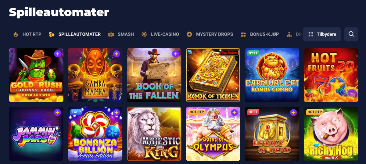 spillsamling joocasino