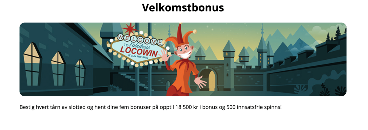 locowin casino velkomstbonus