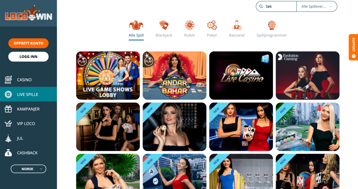 locowin live casino